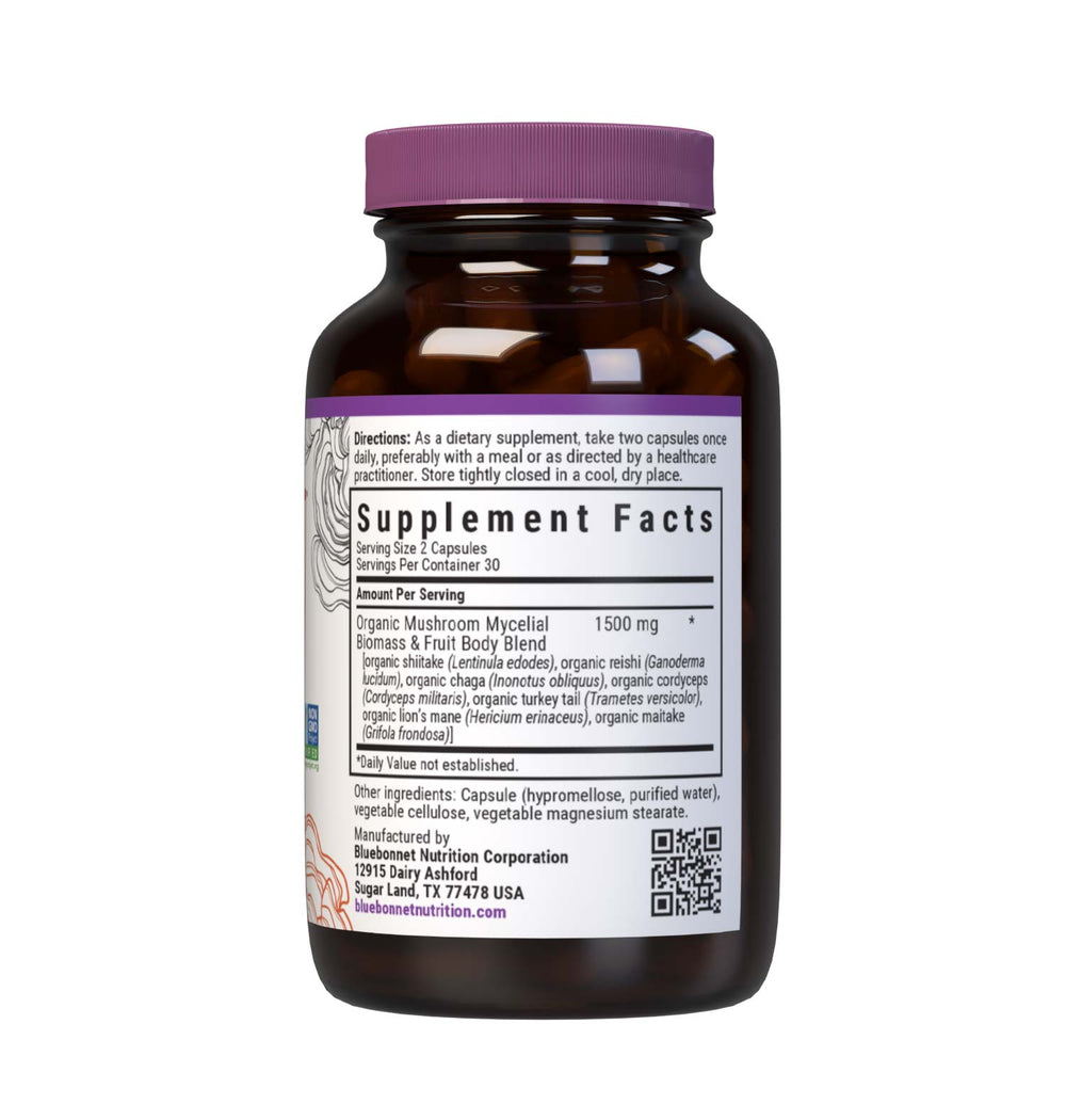 Bluebonnet Nutrition Myco-7 Mushroom Defense 60 Caps thumbnail 2
