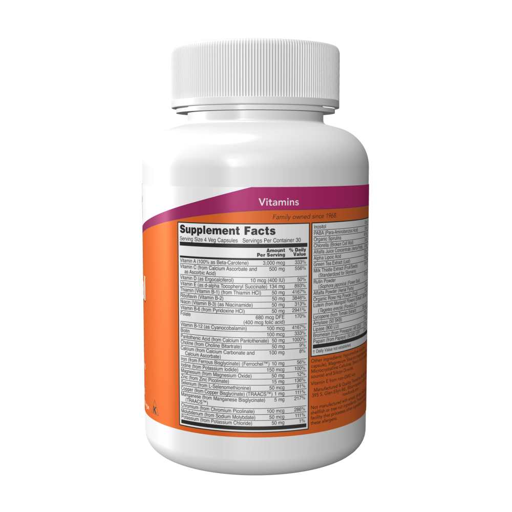 Now Foods Special Two Multivitamin – with Green Superfoods & Herbal Extracts – 120 Veg Capsules thumbnail 3