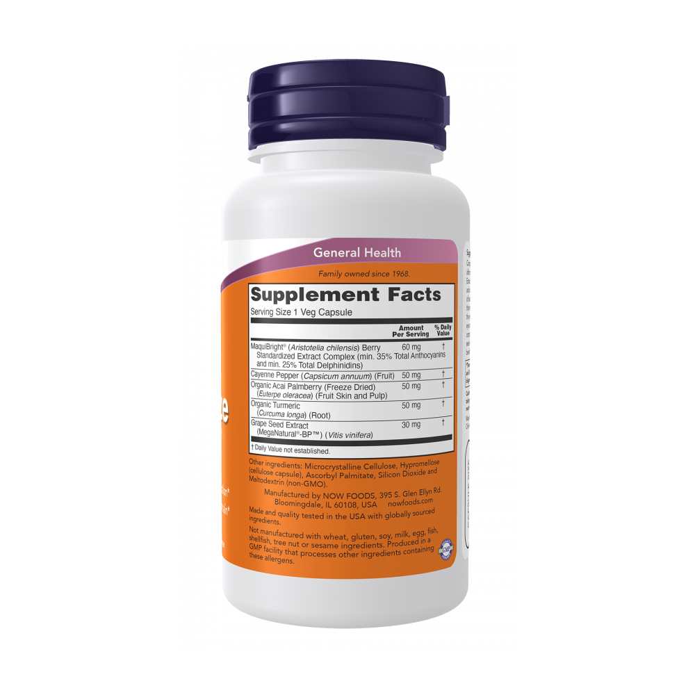 Now Foods Eye Moisturize with MaquiBright – Ocular Health – 60 Veg Capsules thumbnail 2