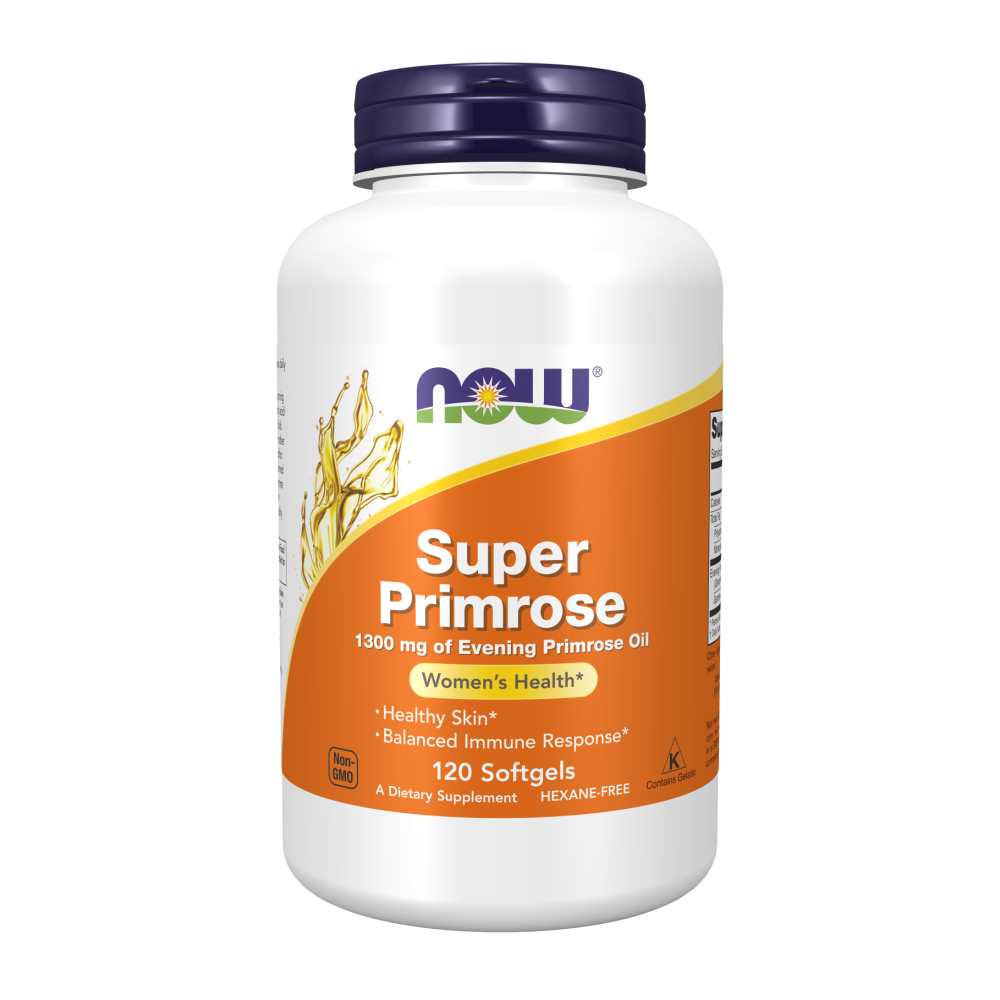 Now Foods Super Primrose 1300mg – Evening Primrose Oil for Women’s Health – 60 Softgels thumbnail 2