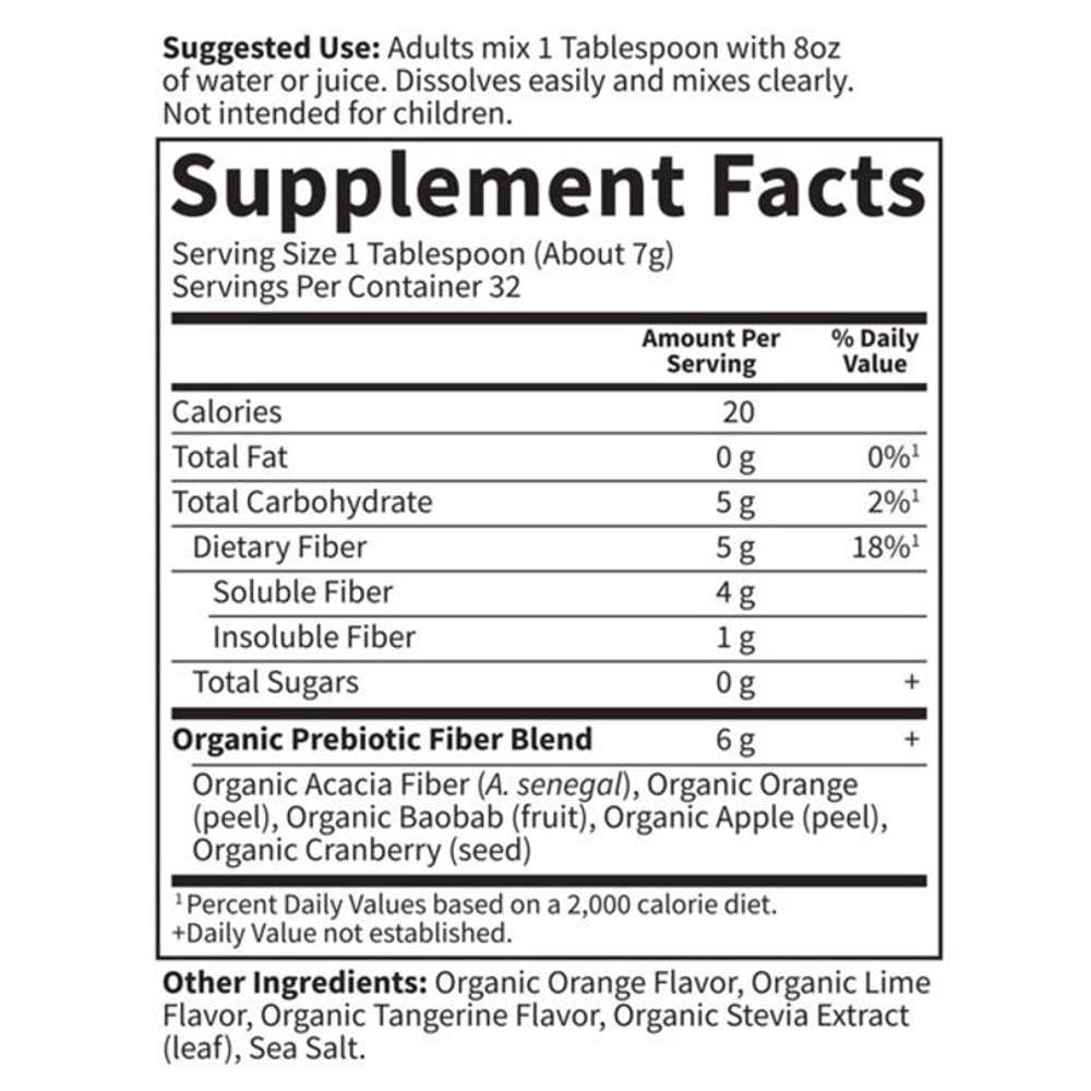 Garden of Life Dr. Formulated Organic Fiber Citrus 223g Powder thumbnail 2