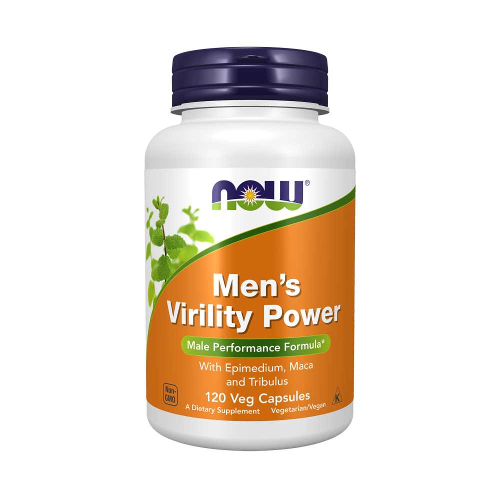 Now Foods Men's Virility Power – Herbal Male Enhancement Support – 60 Vegetarian Capsules thumbnail 2