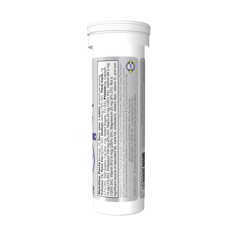 Now Sports Effer-Energy – Effervescent Tropical Punch – 10 Tablets thumbnail 2
