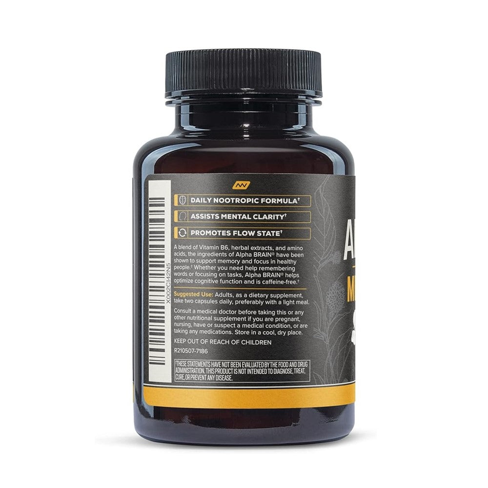 Onnit Alpha Brain Nootropics by Joe Rogan - Vegan Capsules for Memory & Focus Support (90 Count thumbnail 3