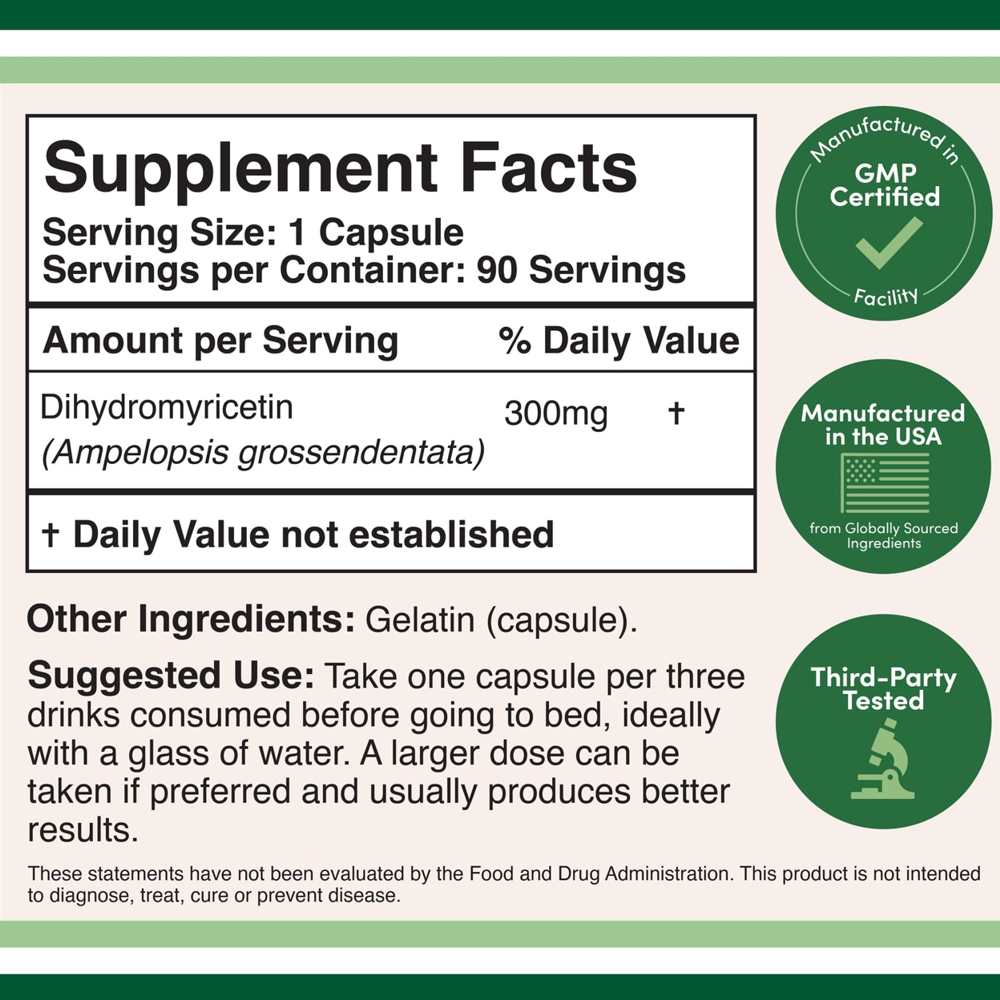 Dhm Depot Dihydromyricetin 300mg – 90 Capsules thumbnail 2