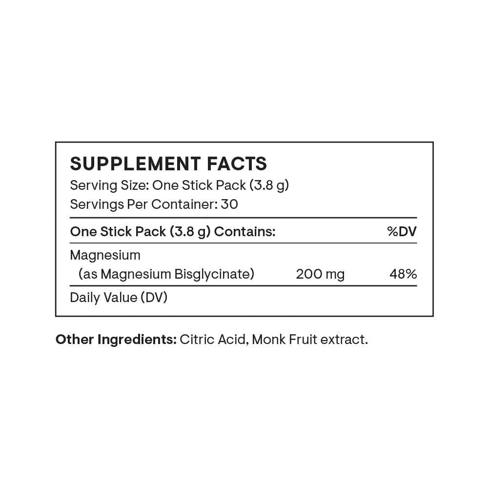 Thorne Magnesium Bisglycinate – Muscle Relaxation & Sleep Support (30 Sticks) thumbnail 2