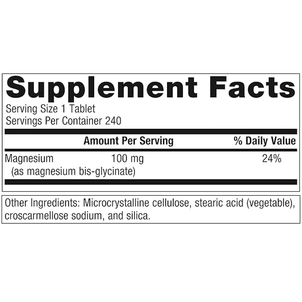 Magnesium Glycinate 100MG By Metagenics - Supports Muscles Health thumbnail 2