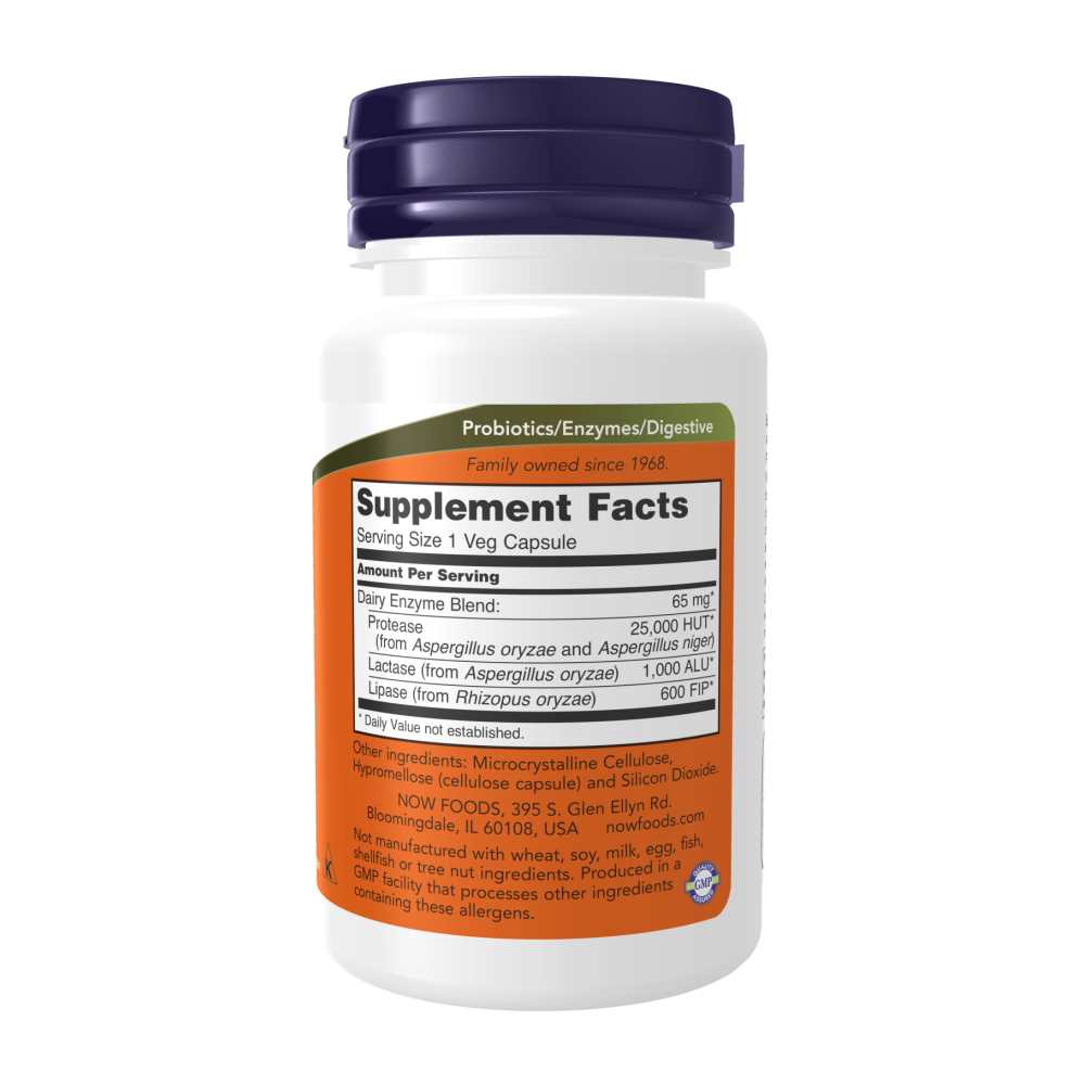 Now Foods Dairy Digest Complete – 90 Veg Capsules thumbnail 2