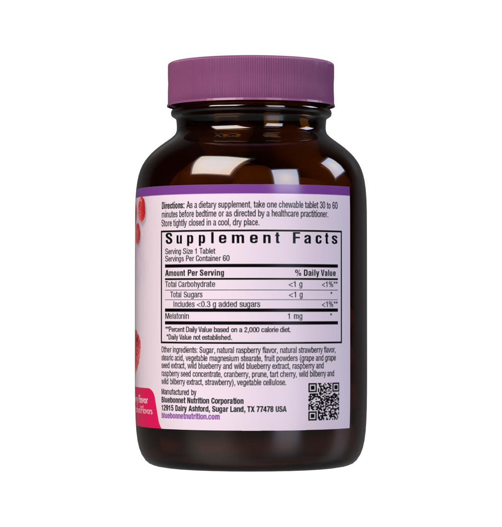 Bluebonnet Nutrition Earthsweet Chewables Melatonin 1 Mg 60 Tabs thumbnail 2