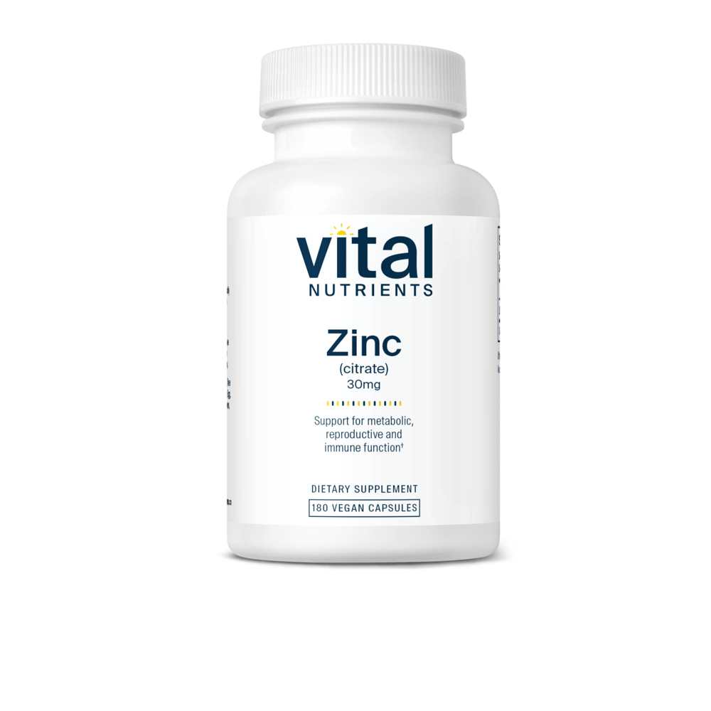 Vital Nutrients Zinc Citrate 30mg 90 Caps thumbnail 2