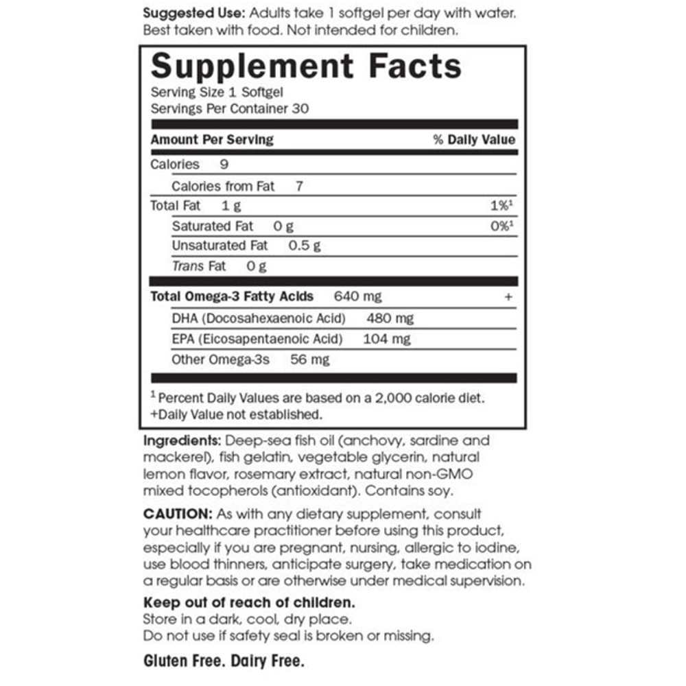 Garden of Life Minami Prenatal Lemon 30 Softgels thumbnail 3