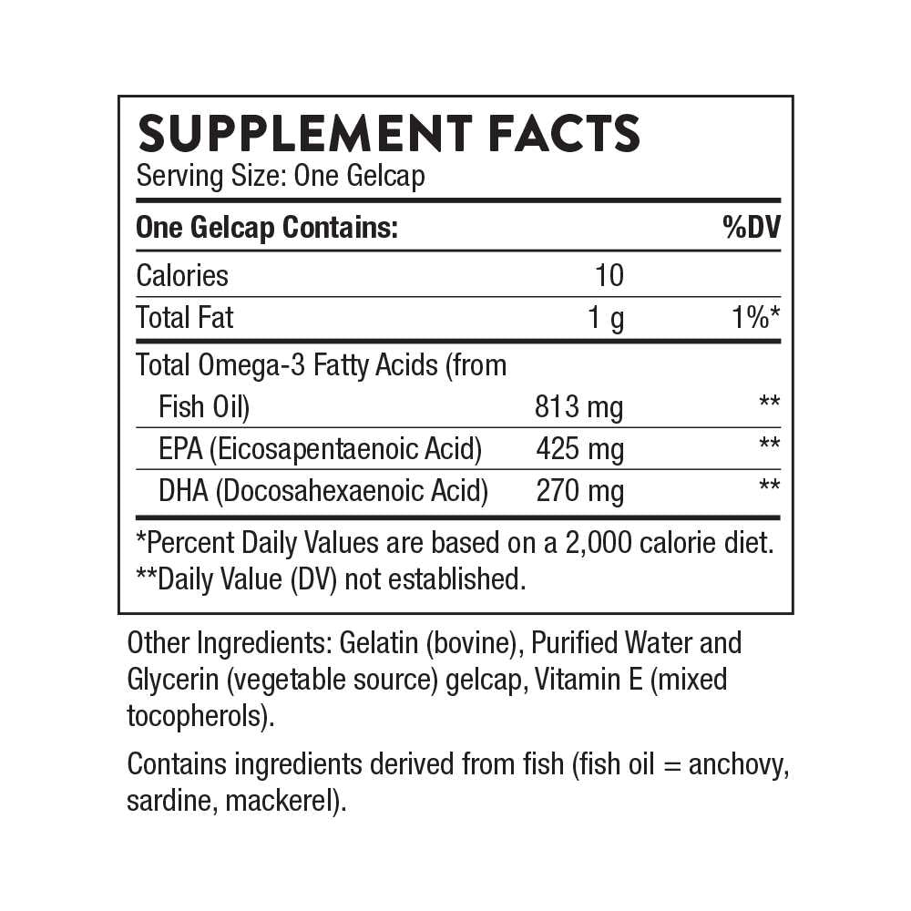 Thorne Super Epa – Omega-3 for Heart, Brain & Joint Support 90 Gelcaps thumbnail 2