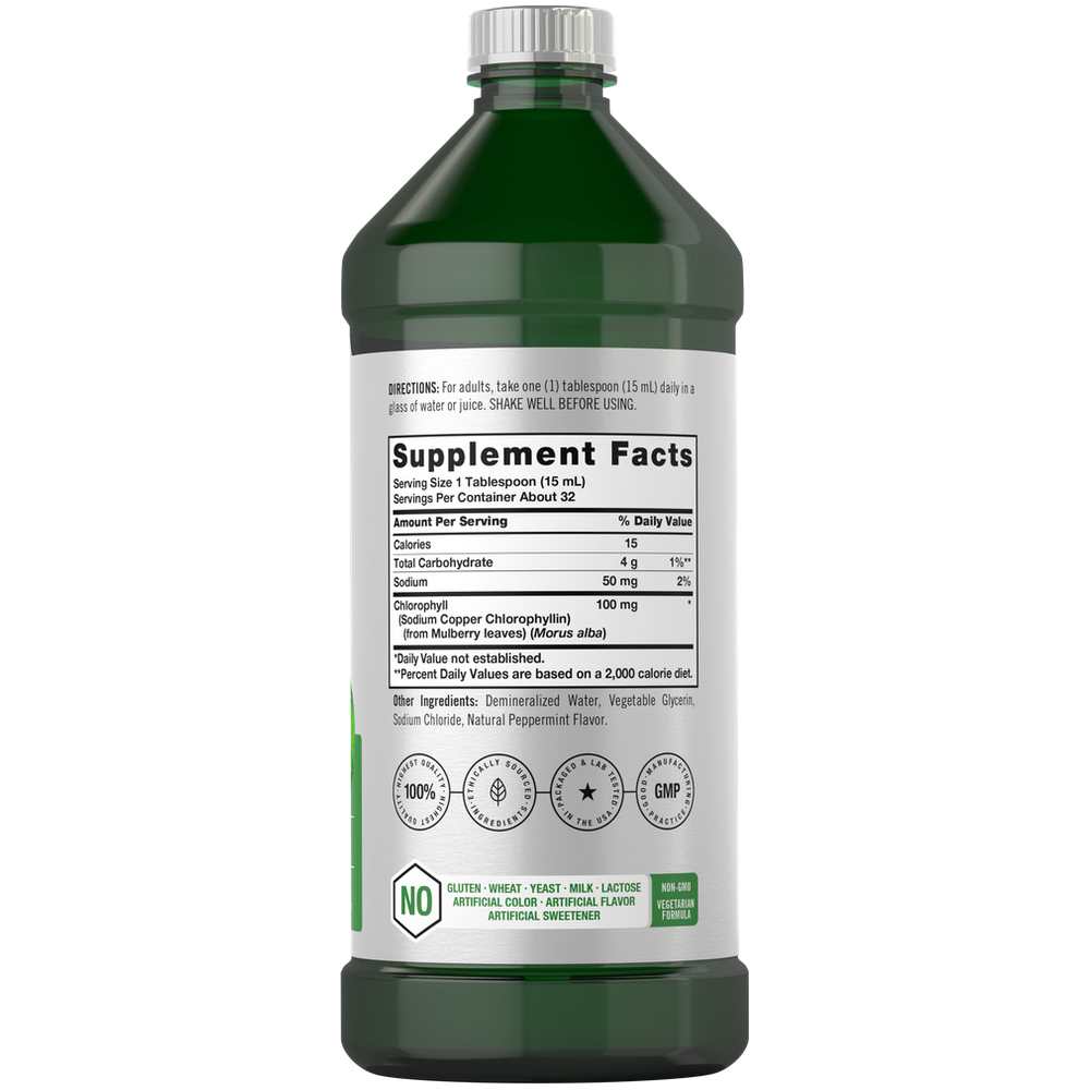 Horbäach Chlorophyll 100mg | 16 oz Liquid thumbnail 2