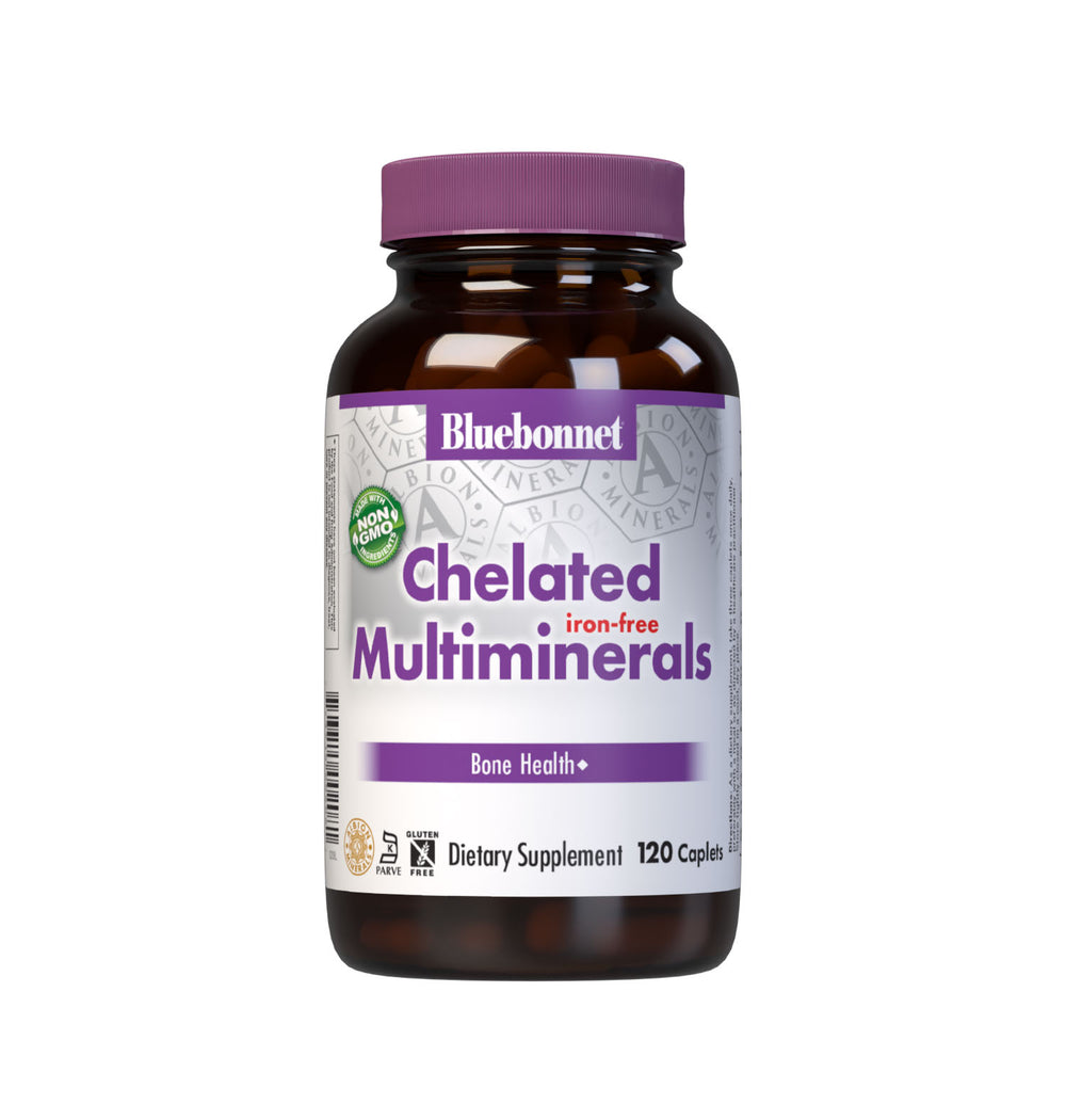 Bluebonnet Nutrition High Potency Chelated Multiminerals (iron-Free) 60 Caplets thumbnail 2