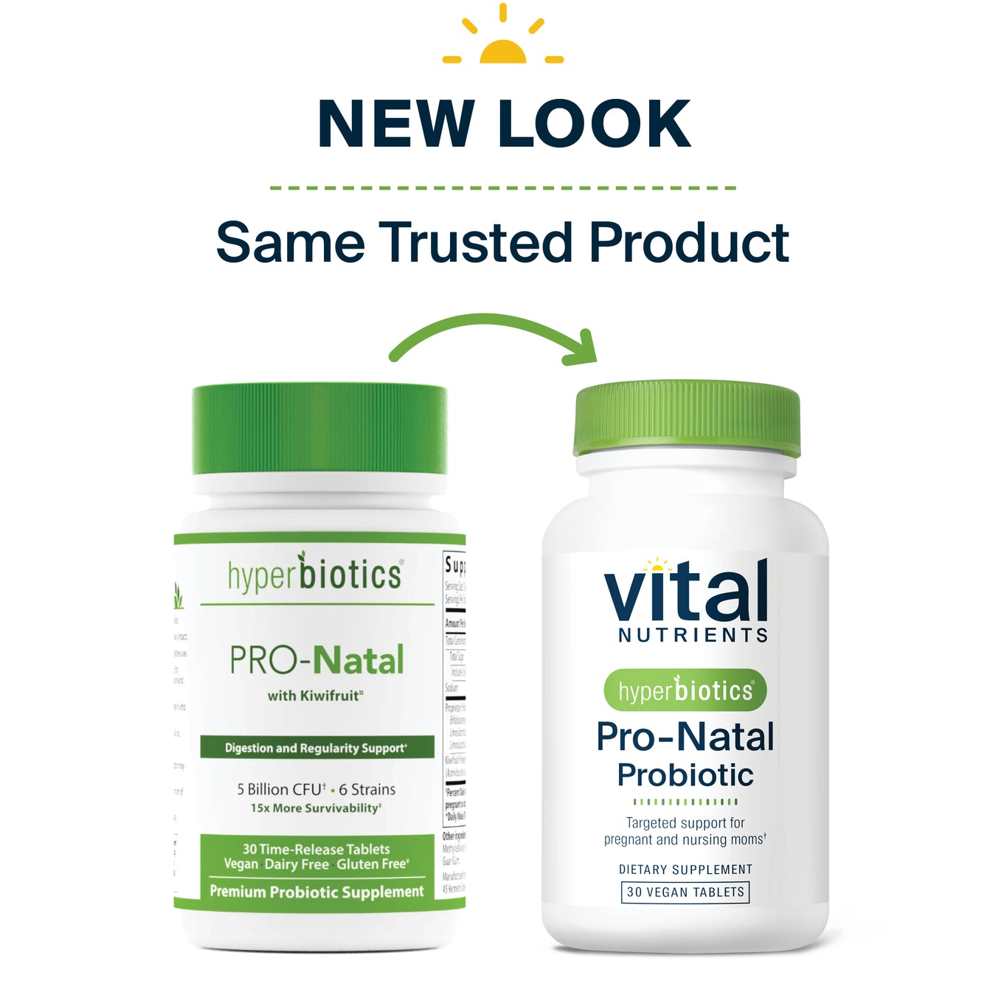 Vital Nutrients Hyperbiotics Pro-Natal Probiotic 30 Tabs thumbnail 2