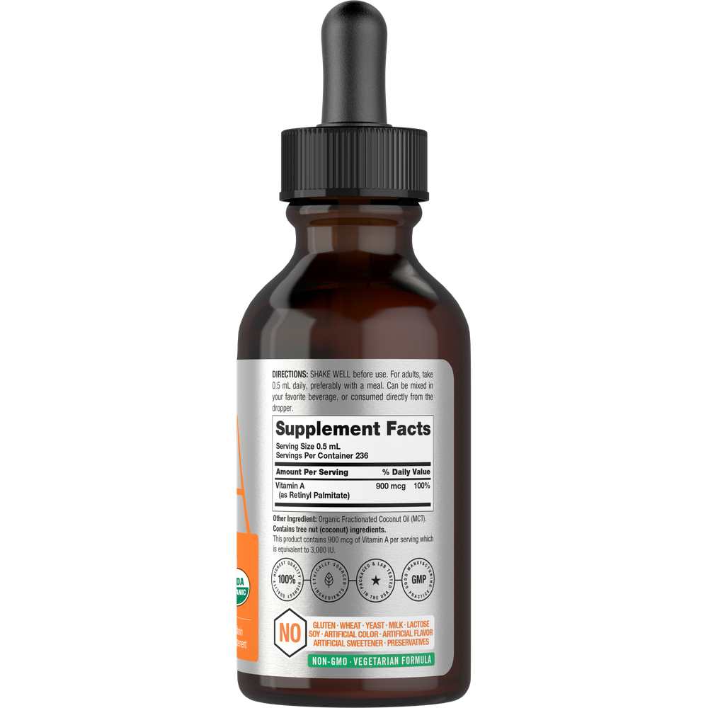 Horbäach Vitamin a | 4oz Liquid Drops thumbnail 2