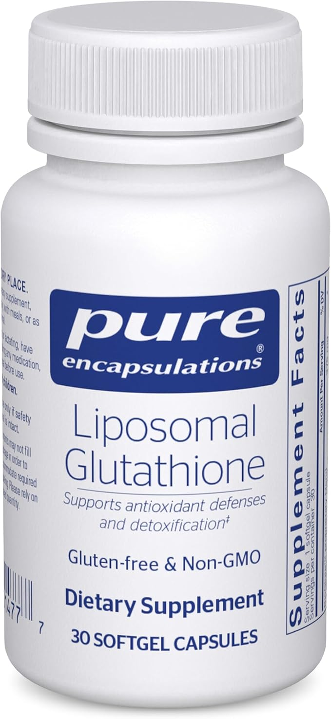 Pure Encapsulations Liposomal Glutathione 60 Softgel Capsules – Gluten-Free & Non-GMO thumbnail 4