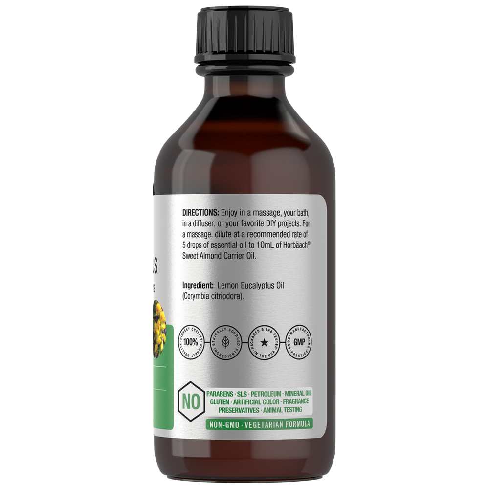 Horbäach Lemon Eucalyptus Essential Oil | 2oz Liquid thumbnail 2