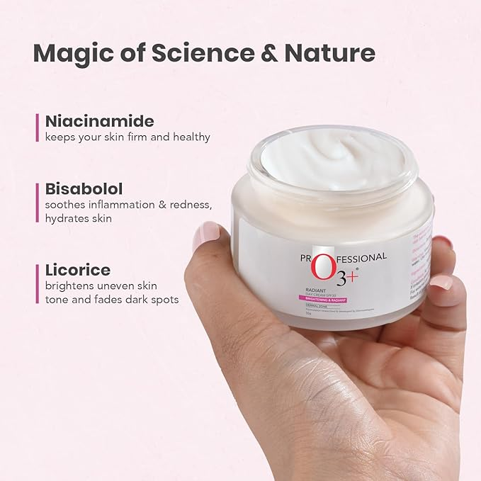 Professional O3+ Radiant Whitening Day Cream SPF30 Dermal Zone thumbnail 3