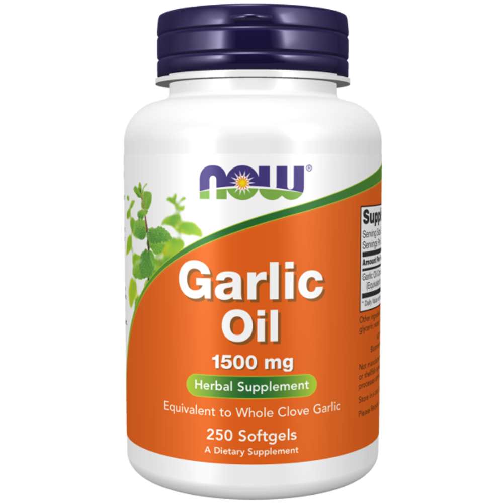 Now Foods Garlic Oil 1500mg – Whole Clove Equivalent – 100 Softgels thumbnail 2
