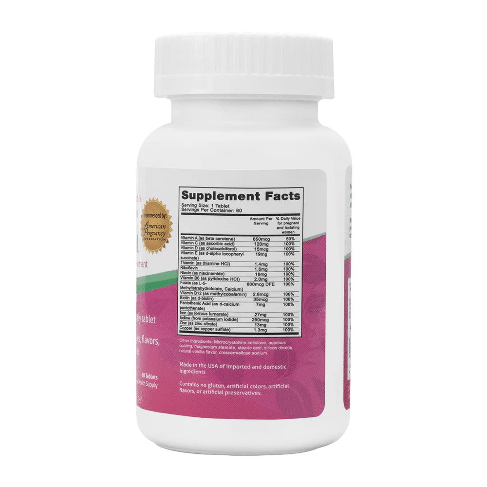 Peapod Prenatal Multivitamin – Natural Pregnancy Support Small, Once-Daily Tablet | 60 Tablets | Two-Month Supply | No Artificial Dyes, Flavors, or Preservatives thumbnail 2