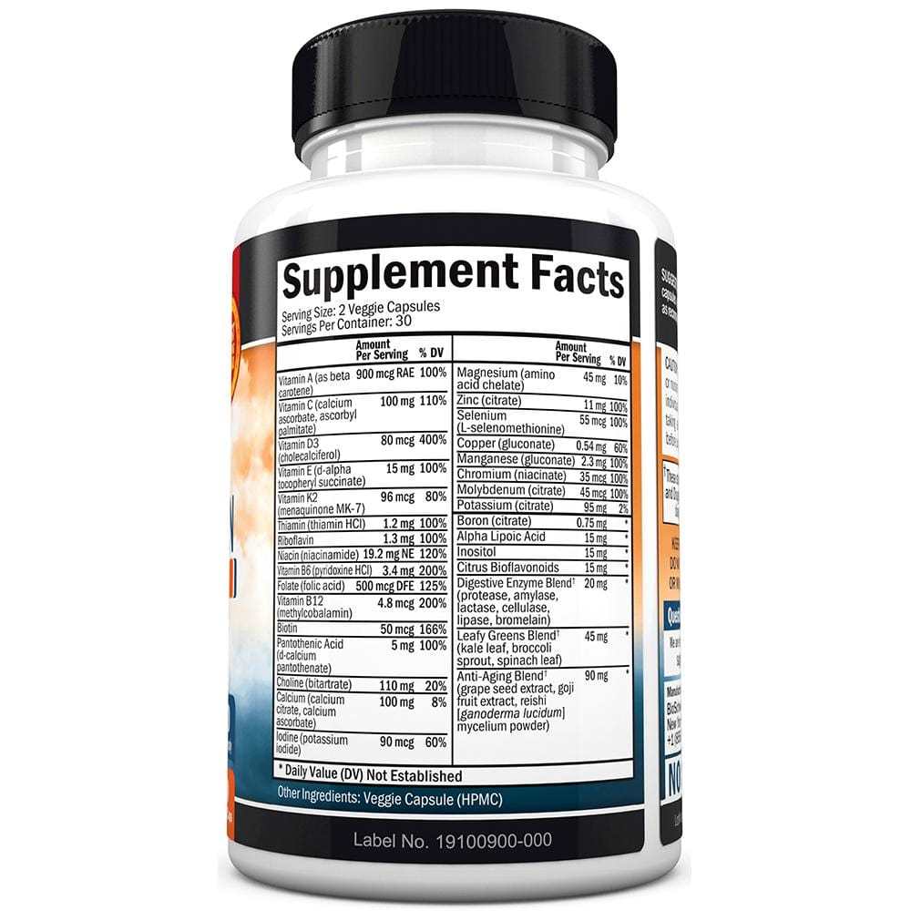 Bio Schwartz Men’s Multivitamin – 60 Capsules thumbnail 2