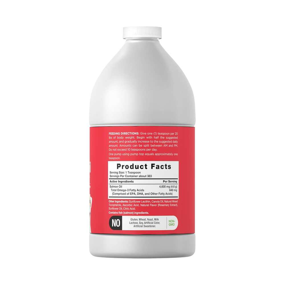 Horbäach Fish Oil Salmon for Dogs | 64oz Liquid thumbnail 2