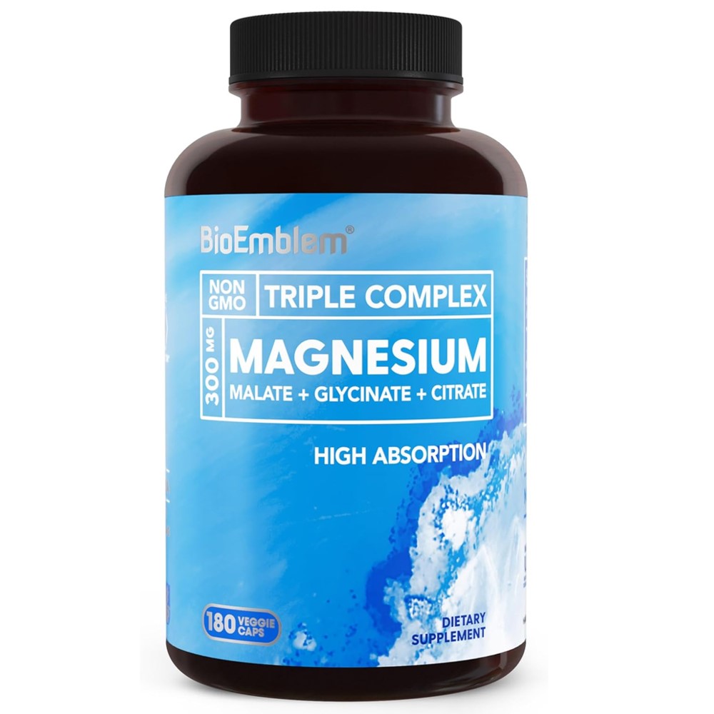 BioEmblem Triple Magnesium Complex | 300 mg Magnesium Glycinate thumbnail 3