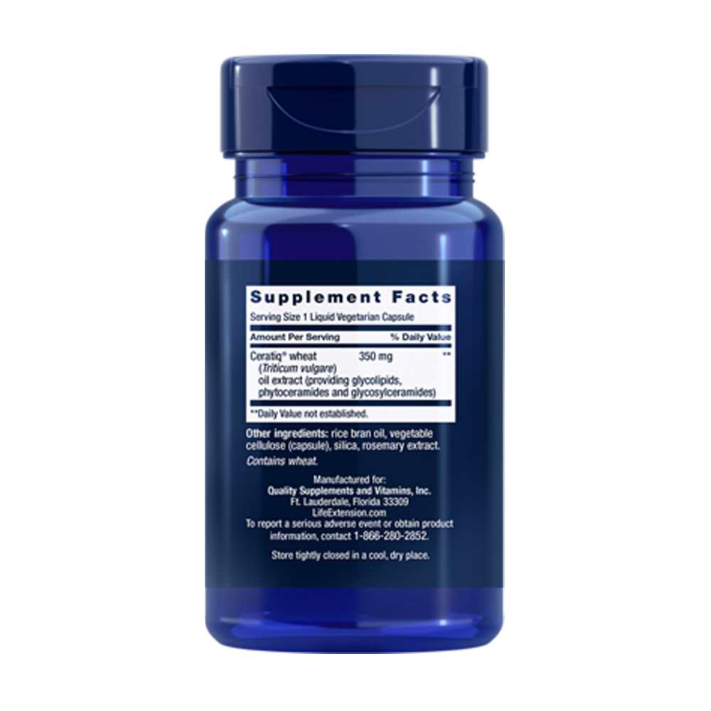 Life Extension Skin Restoring Ceramides* 30 Liquid Vegetarian Capsules thumbnail 2