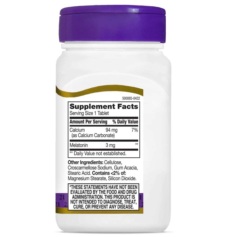 21st Century Melatonin 3 Mg 200 Tabs thumbnail 2