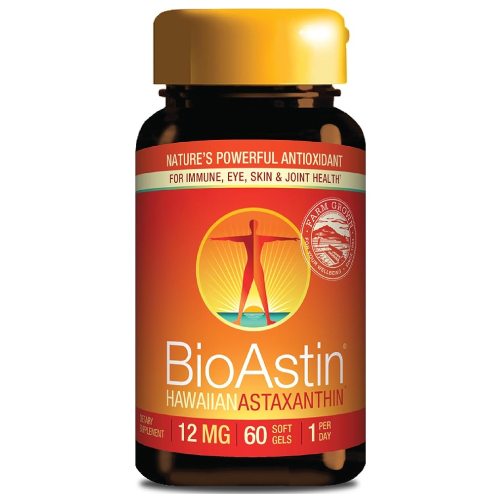 Nutrex Hawaii BioAstin Hawaiian Astaxanthin 12mg - Immune, Eye, Skin & Joint Support thumbnail 4