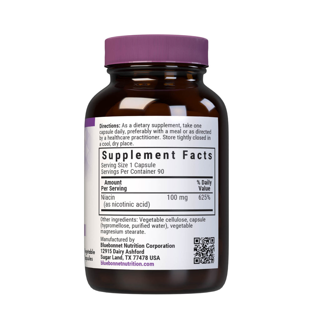 Bluebonnet Nutrition Niacin 100 Mg 90 Caps thumbnail 2