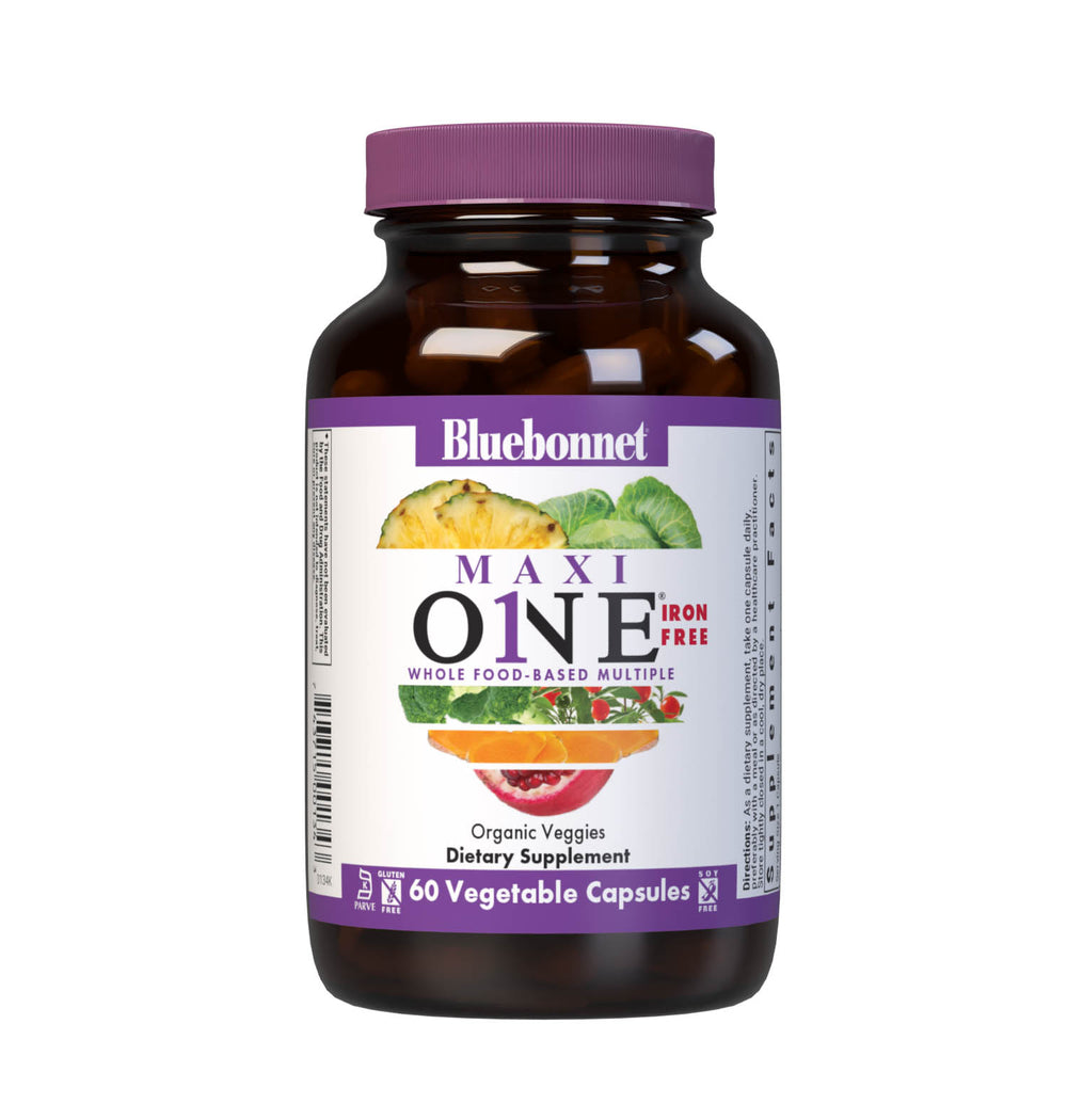 Bluebonnet Nutrition Maxi One Whole Food-Based Multiple (iron-Free) 30 Caps thumbnail 2