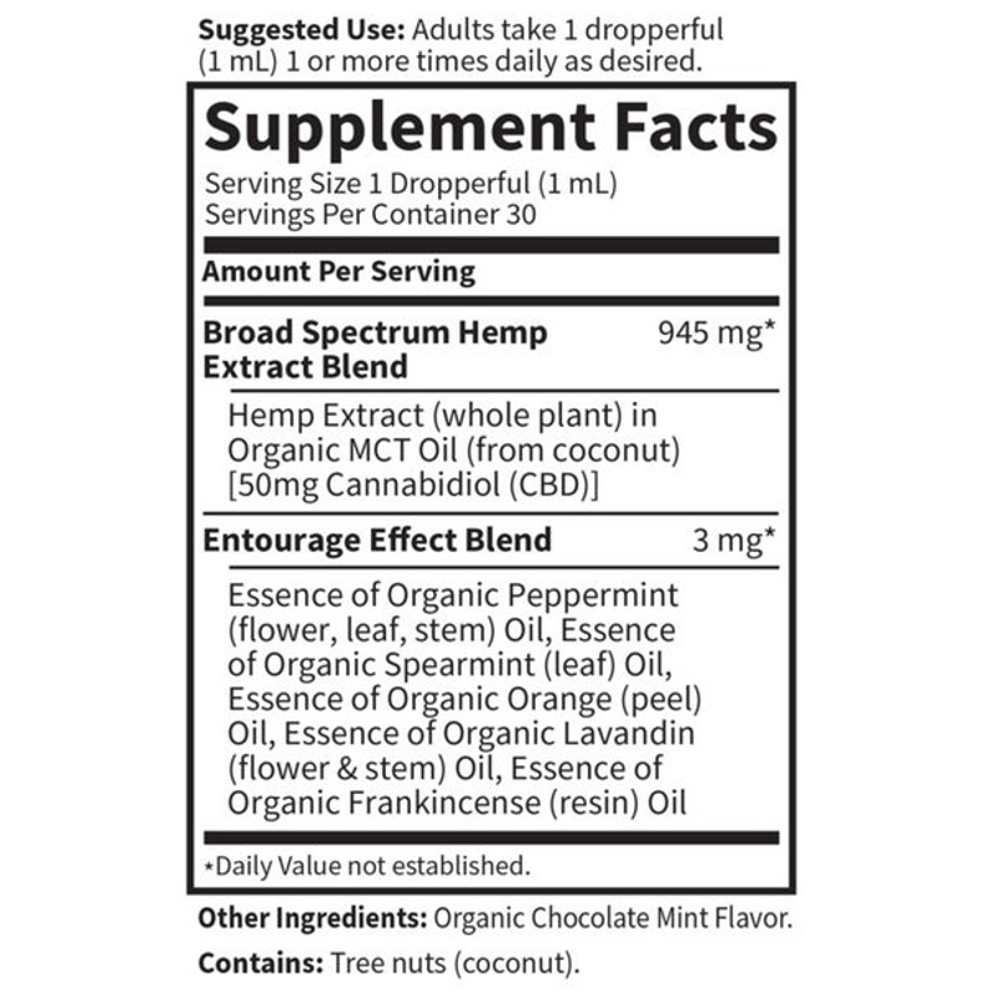 Garden of Life Dr. Formulated Cbd 50mg Liquid Drops 30ml thumbnail 2