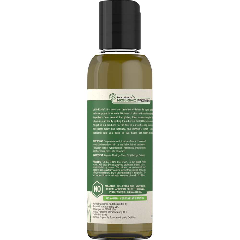 Horbäach Moringa Oil Organic | 4oz Liquid thumbnail 2