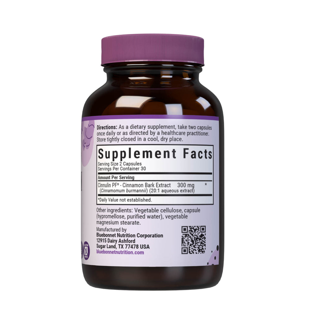 Bluebonnet Nutrition Cinnulin Pf Cinnamon Bark Extract 60 Caps thumbnail 2