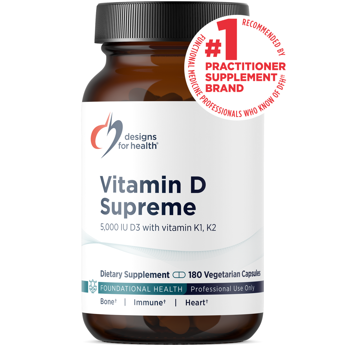 Designs for Health Vitamin D Supreme 30 Caps thumbnail 3