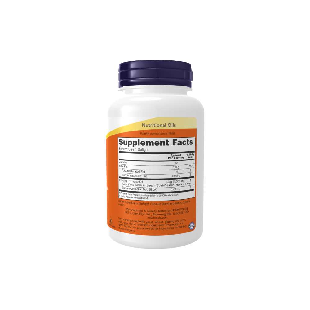 Now Foods Super Primrose 1300mg – Evening Primrose Oil for Women’s Health – 60 Softgels thumbnail 3