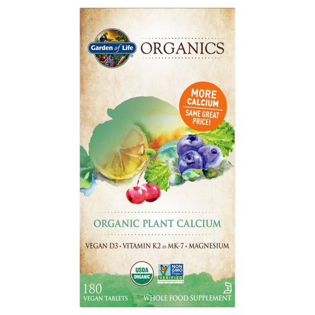 Garden of Life Organics Plant Calcium 90 Tablets thumbnail 2
