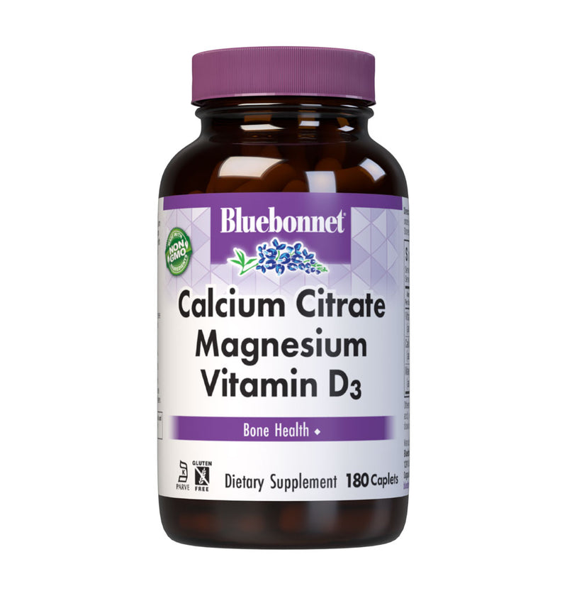 Bluebonnet Nutrition Calcium Citrate Magnesium & Vitamin D3 90 Caplets thumbnail 2