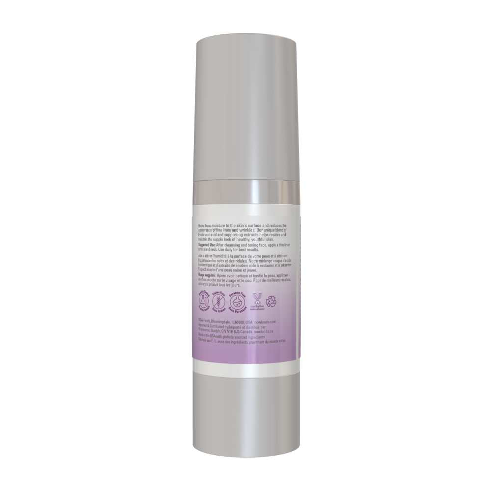 Now Foods Hyaluronic Am Moisturizer – Daily Hydration with Aloe & Squalane – Lightweight Day Cream – 59 M L thumbnail 2