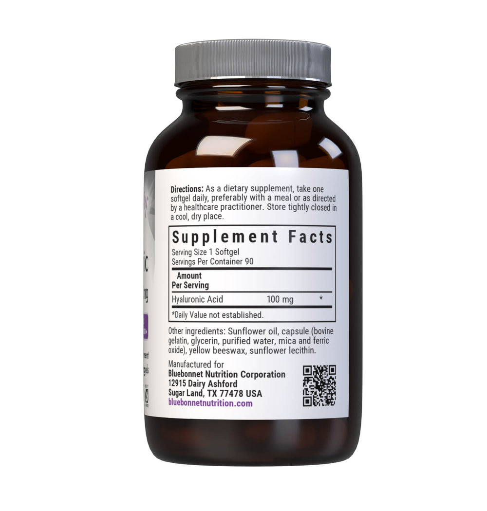 Bluebonnet Nutrition Beautiful Ally Hyaluronic Acid 100 Mg 90 Softgels thumbnail 2