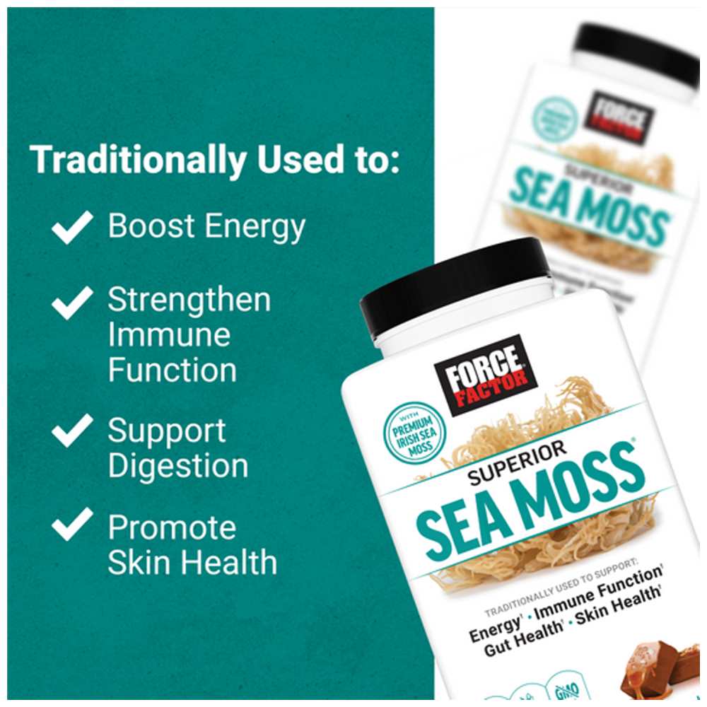 Force Factor Superior Sea Moss – 60 Soft Chews thumbnail 2