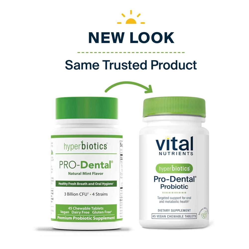 Vital Nutrients Hyperbiotics Pro-Dental® Probiotic 45 Tabs thumbnail 3