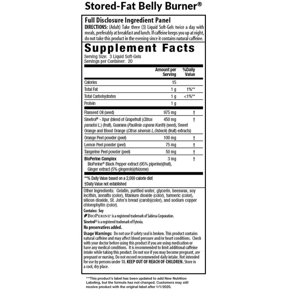 Irwin Naturals Stored-Fat Belly Burner – Advanced Fat Breakdown thumbnail 2