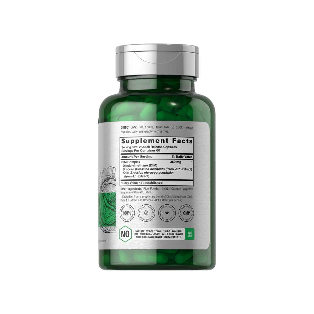 Horbäach Dim Complex 350mg per Serving | 120 Capsules thumbnail 2