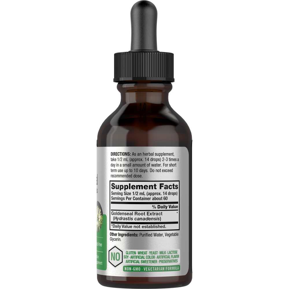 Horbäach Goldenseal Root Extract | 1oz Liquid thumbnail 2