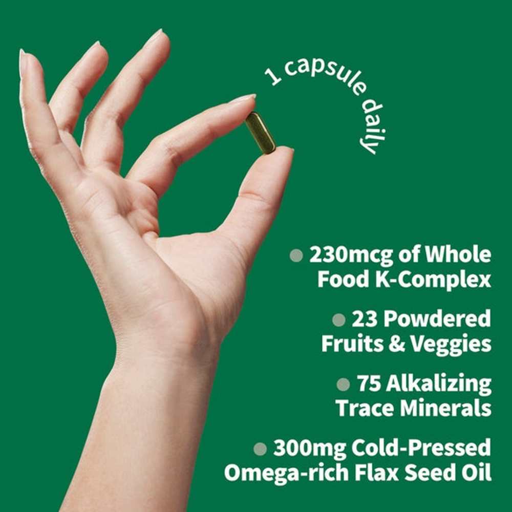 Garden of Life Vitamin Code Raw Vitamin K-Complex 60 Capsules thumbnail 2