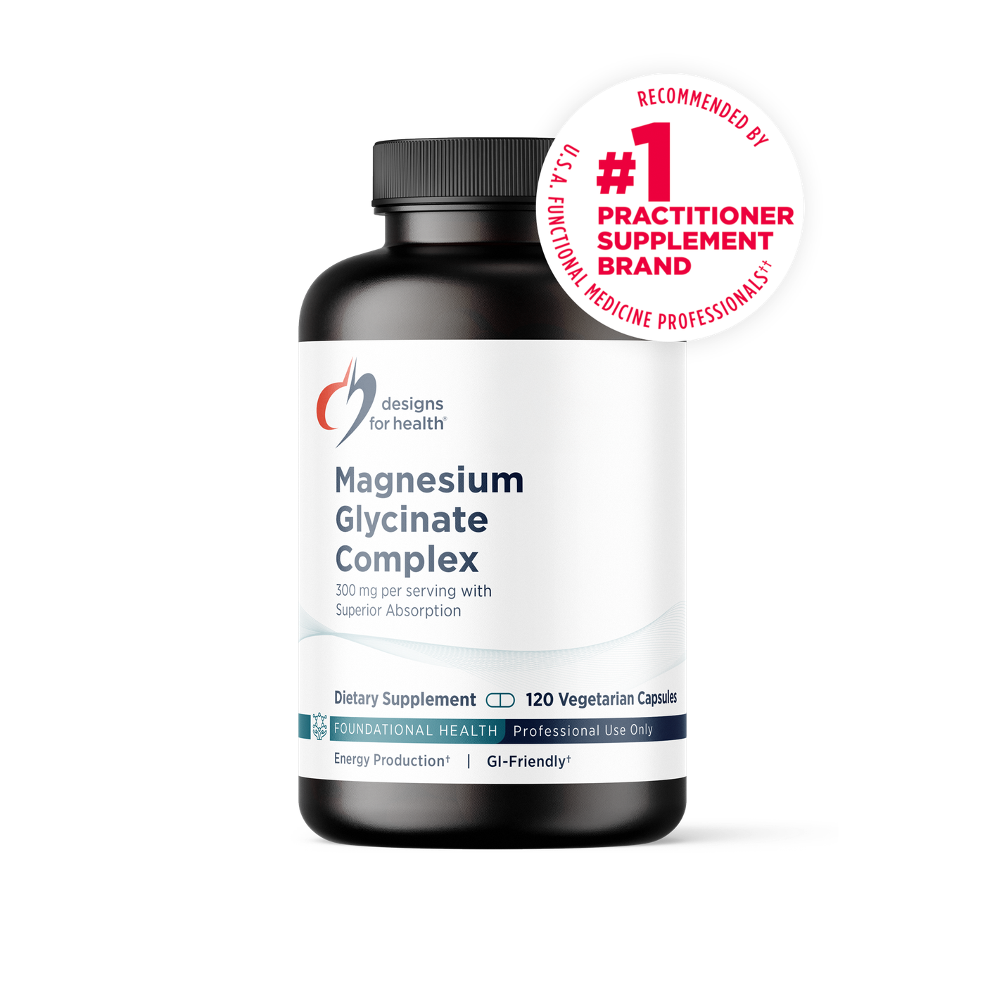 Designs for Health Magnesium Glycinate Complex 60 Caps thumbnail 2