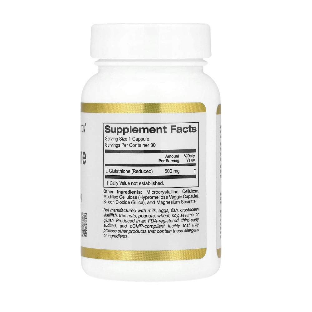California Gold Nutrition, L-Glutathione thumbnail 3